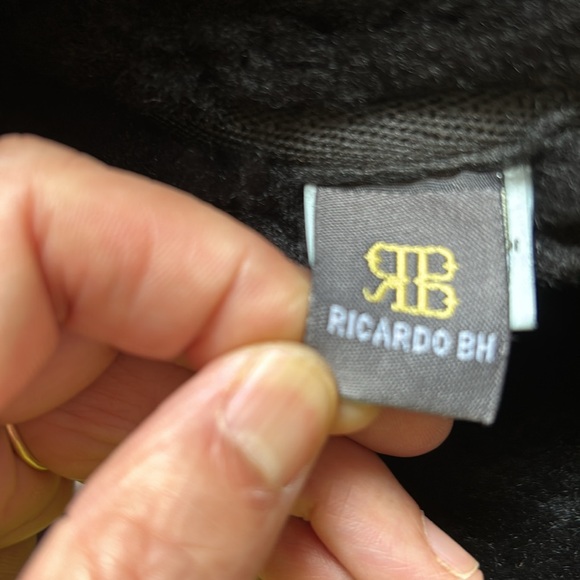 Vintage Ricardo Beverly Hills BH Sheepskin Snap Button Flap Cap Hat Sz S - Picture 6 of 9